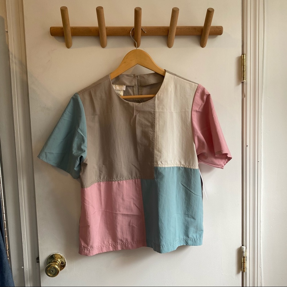 Vintage Vtg Blouse Cropped